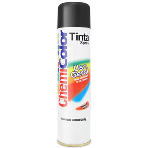 Tinta Spray Preto Brilhante 400Ml-.