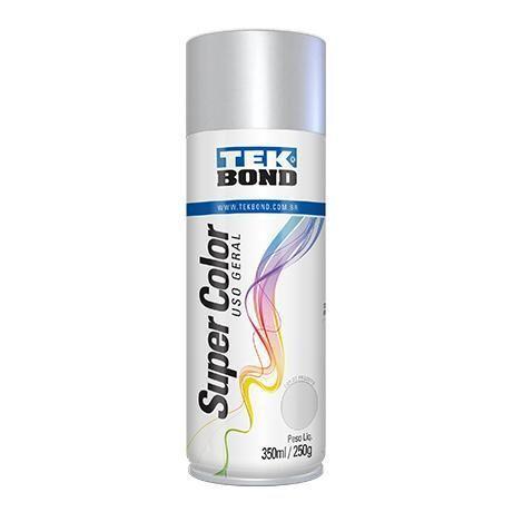 Tinta Spray Tek Bond Prata Metálico 250g