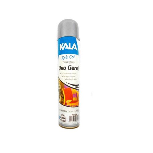 Tinta Spray Uso Geral Aluminiio 400ml Kala