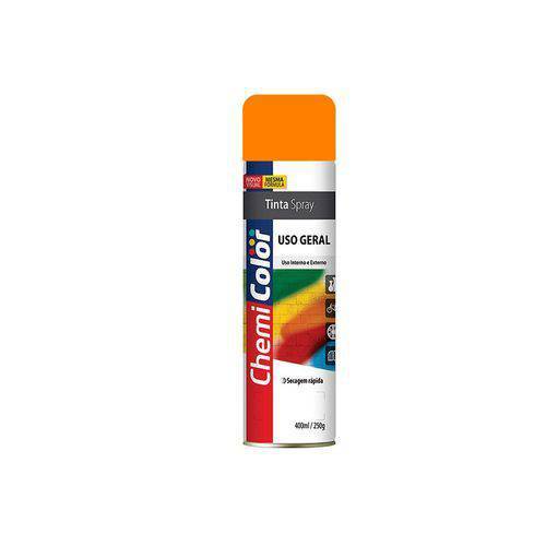 Tinta Spray Uso Geral Laranja Chemicolor 400 Ml