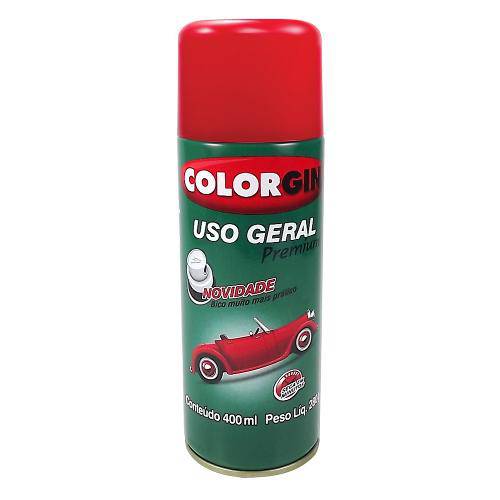 Tinta Spray Uso Geral Premium 400ml Vermelho Colorgin