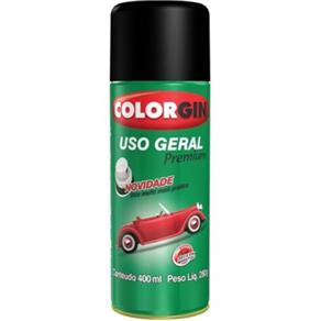 Tinta Spray Uso Geral Premium Preto Rapido 52001 Colorgin