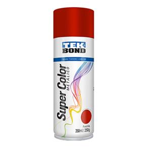 Tinta Spray Vermelho Metalico 350ml - Tekbond
