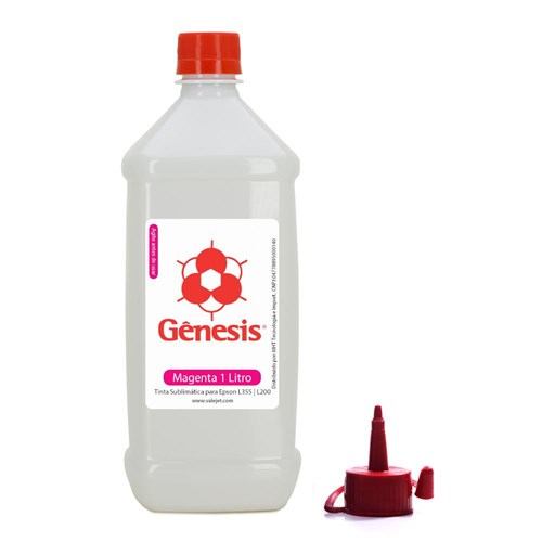 Tinta Sublimática Gênesis para Epson L355 | L200 Magenta 1 Litro