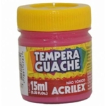 Tinta Tempera Guache 15ml Rosa - Acrilex