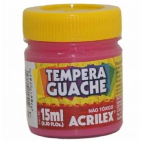 Tinta Tempera Guache 15Ml - Rosa