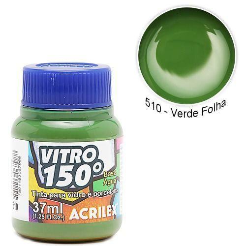 Tinta Vidro 150 - 37ml - Verde Folha - 510 - Acrilex