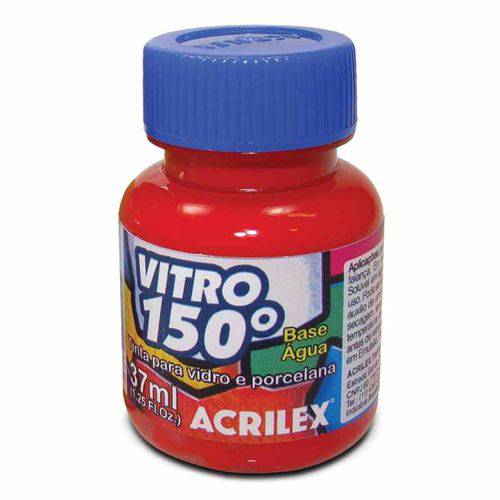 Tudo sobre 'Tinta Vitro 150º Acrilex 37ml Vermelho Escarlate 508'