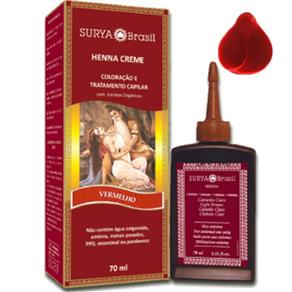 Tintura Henna Surya Creme - Vermelho