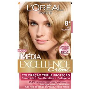 Tudo sobre 'Tintura Imédia L`Oréal 8.3 Mel Dourado'