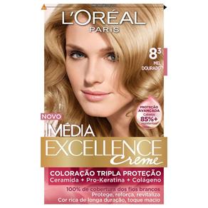 Tintura Imédia L`Oréal 8.3 Mel Dourado