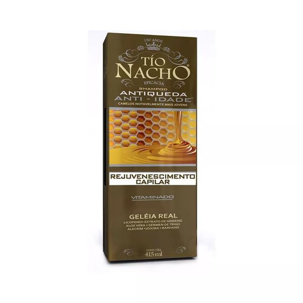 Tio Nacho Antiqueda Anti Idade Shampoo - 415ml - Tío Nacho