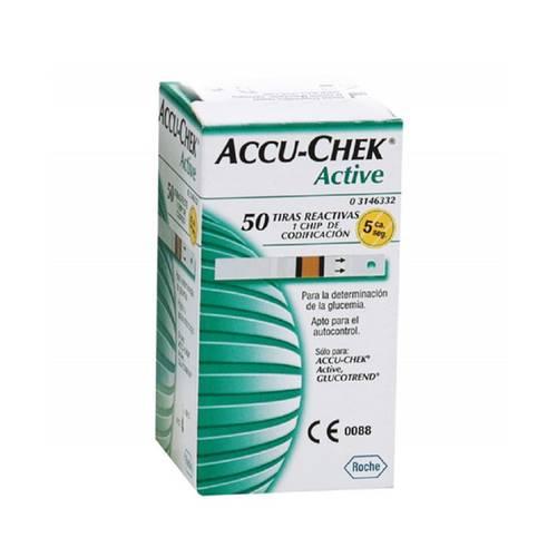 Tiras Accu-Chek Active Roche 50 Unidades