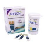 Tiras para Teste de Glicose - Free - Pote com 25 Unidades - G-tech
