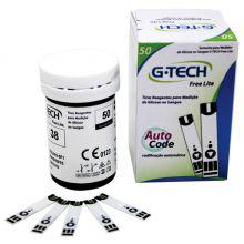 Tiras Reagentes de Glicose - G-Tech - Free Lite 50un - G.Tech