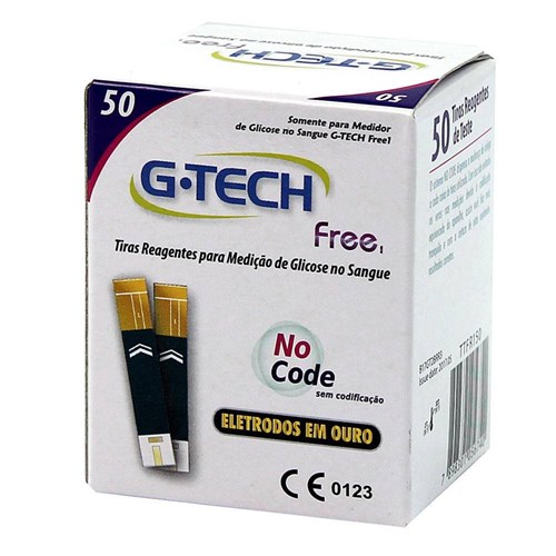Tiras Reagentes G-Tech Free 50 Tiras