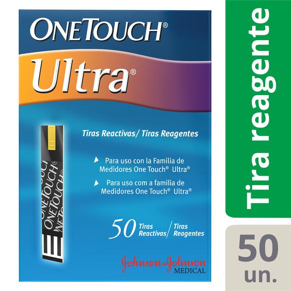 Tiras Reagentes OneTouch Ultra com 50 Unidades