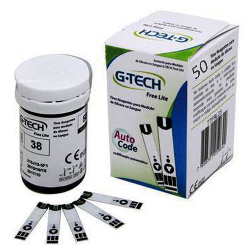 Tudo sobre 'Tiras Reagentes para Medição de Glicose G-Tech Free Lite (50 Unid)'