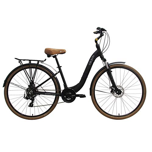 Tito Urban Premium Id Disc Bicicleta Urbana Aro 700 2019 Preto Fosco
