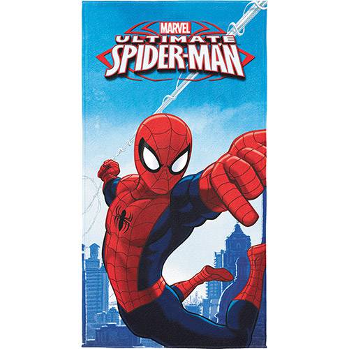 Toalha Banho Aveludada Spider Man 75x140 - Lepper
