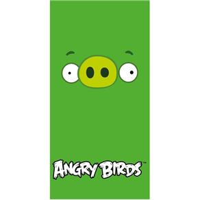 Tudo sobre 'Toalha de Banho Aveludada Camesa Angry Birds 70x140 Cm - Verde'