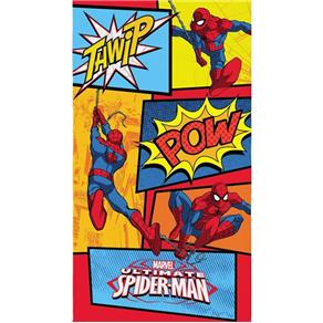 Toalha de Banho Aveludada Lepper Kids Homem Aranha Spider Man