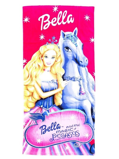 Toalha de Banho Bella Pegasus Felpuda Infantil Personagens