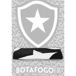 Toalha de Banho Buettner Veludo Botafogo Preta
