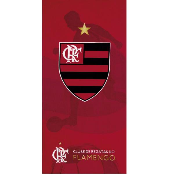 Toalha de Banho e Praia Flamengo 11 Aveludada 0,76x1,52m Dohler