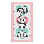 Toalha de Banho Infantil Felpuda Panda - Lepper