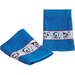 Toalha de Banho Infantil Mickey Disney Azul - Camesa