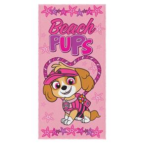 Toalha de Banho Lepper Patrulha Canina Beach Pups 120x60 Cm