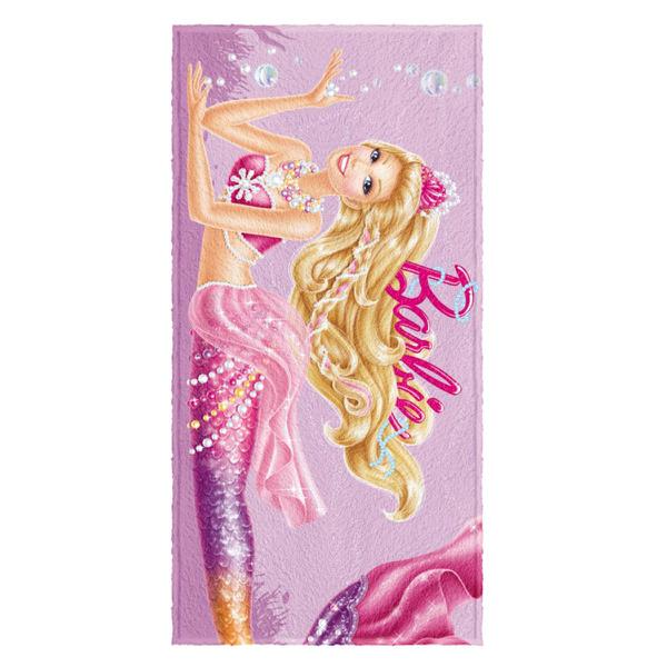 Toalha de Banho Tecido Felpuda 60x120cm Barbie - Lepper