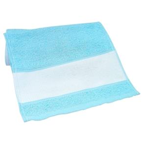 Toalha de Mão para Sublimação 24X38cm Azul - Azul