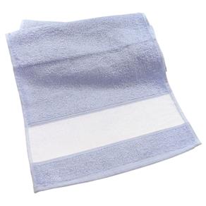Toalha de Mão para Sublimação 29X50cm Azul - Azul