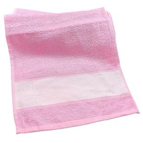 Toalha de Mão para Sublimação 29X50cm Rosa - Rosa