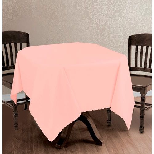 Toalha de Mesa em PVC Rosa 70x70 Cm Marka Textil