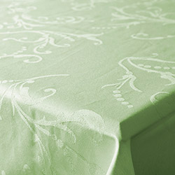 Tamanhos, Medidas e Dimensões do produto Toalha de Mesa Hibisco Verde 160x160cm - Persitêxtil