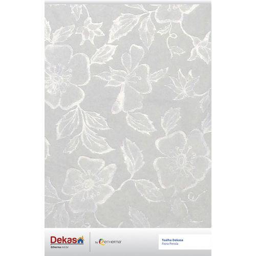 Toalha de Mesa Térmica Branco Floral 2,20 X 1,40 para Mesa de 6 Lugares Alko