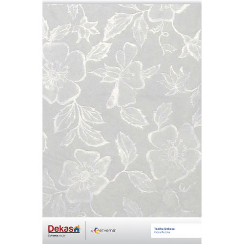 Toalha de Mesa Térmica Branco Floral 2,20 X 1,40 para Mesa de 6 Lugares Alko