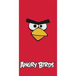 Toalha de Rosto Camesa Angry Birds 40x80cm Vermelho