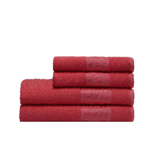 Toalha Donna de Rosto 45x70 Vermelho Camesa