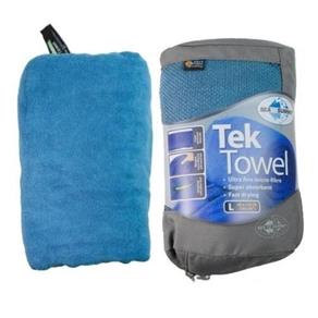 Toalha Esportiva Ultra Absorvente 50X100cm Azul - Tek Towel M - Sea To Summit