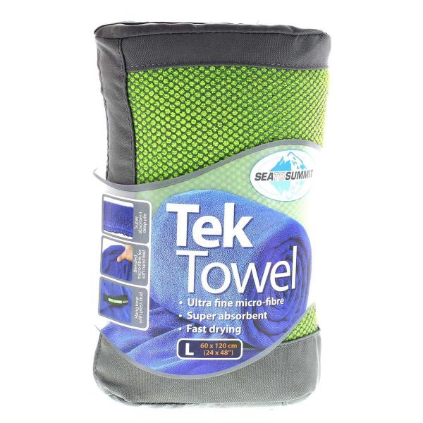 Toalha Esportiva Ultra Absorvente Tek Towel Verde Sea To Summit