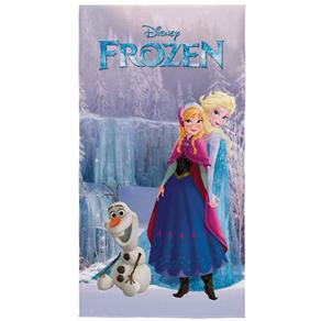 Toalha Infantil Lepper Aveludada Frozen Princesas - Estampada