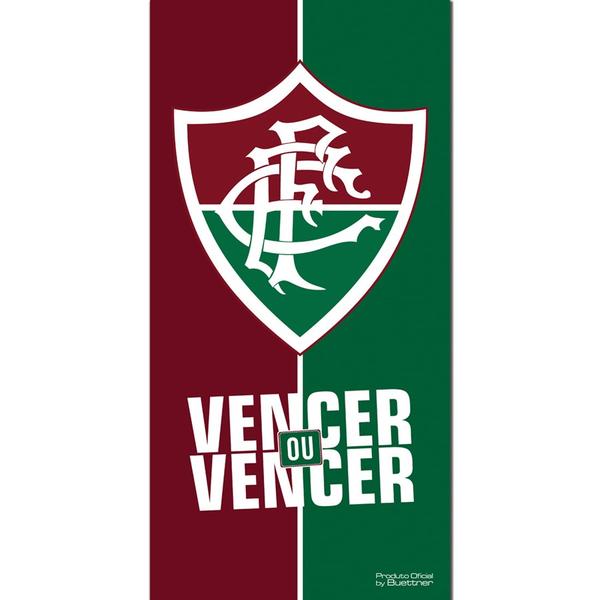 Toalha Praia Buettner - Veludo - Estampado - Clube do Brasil - Fluminense