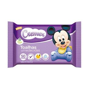 Toalhas Umedecidas Cremer Disney Baby - 50un.