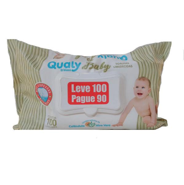 Toalhas Umedecidas Qualy Baby C/100