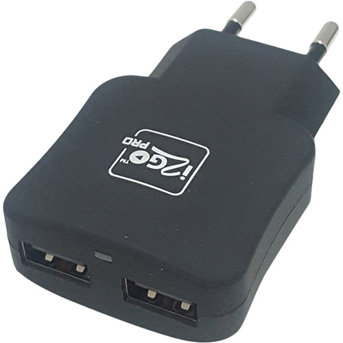 Tudo sobre 'Tomada Carregadora 2 USB 5V 2,1amp Emborrachada - I2GO'