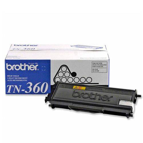 Toner Brother TN360 Preto Original 2.6k